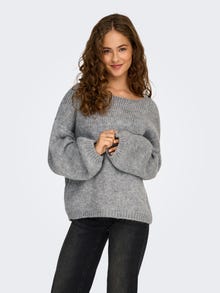 ONLY JDYDINEA Pullover de malha -Light Grey Melange - 15334709