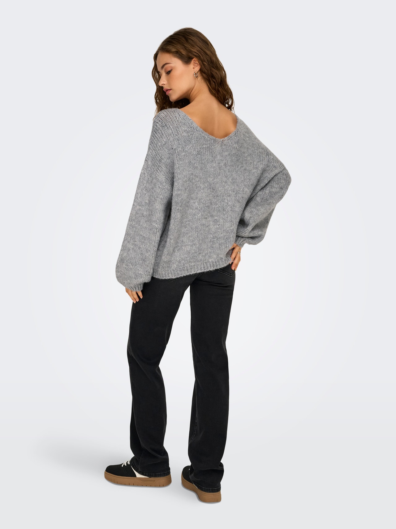 ONLY JDYDINEA Pullover de malha -Light Grey Melange - 15334709