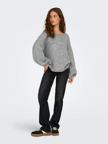 ONLY JDYDINEA Pullover de malha -Light Grey Melange - 15334709