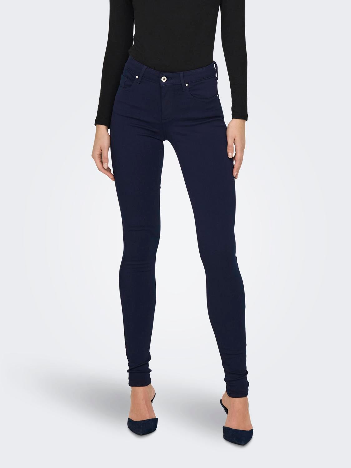 Onlblush Mittlere Taille Skinny Fit Jeans