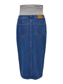 ONLY OLMSIRI Jean Jupe midi -Medium Blue Denim - 15334720