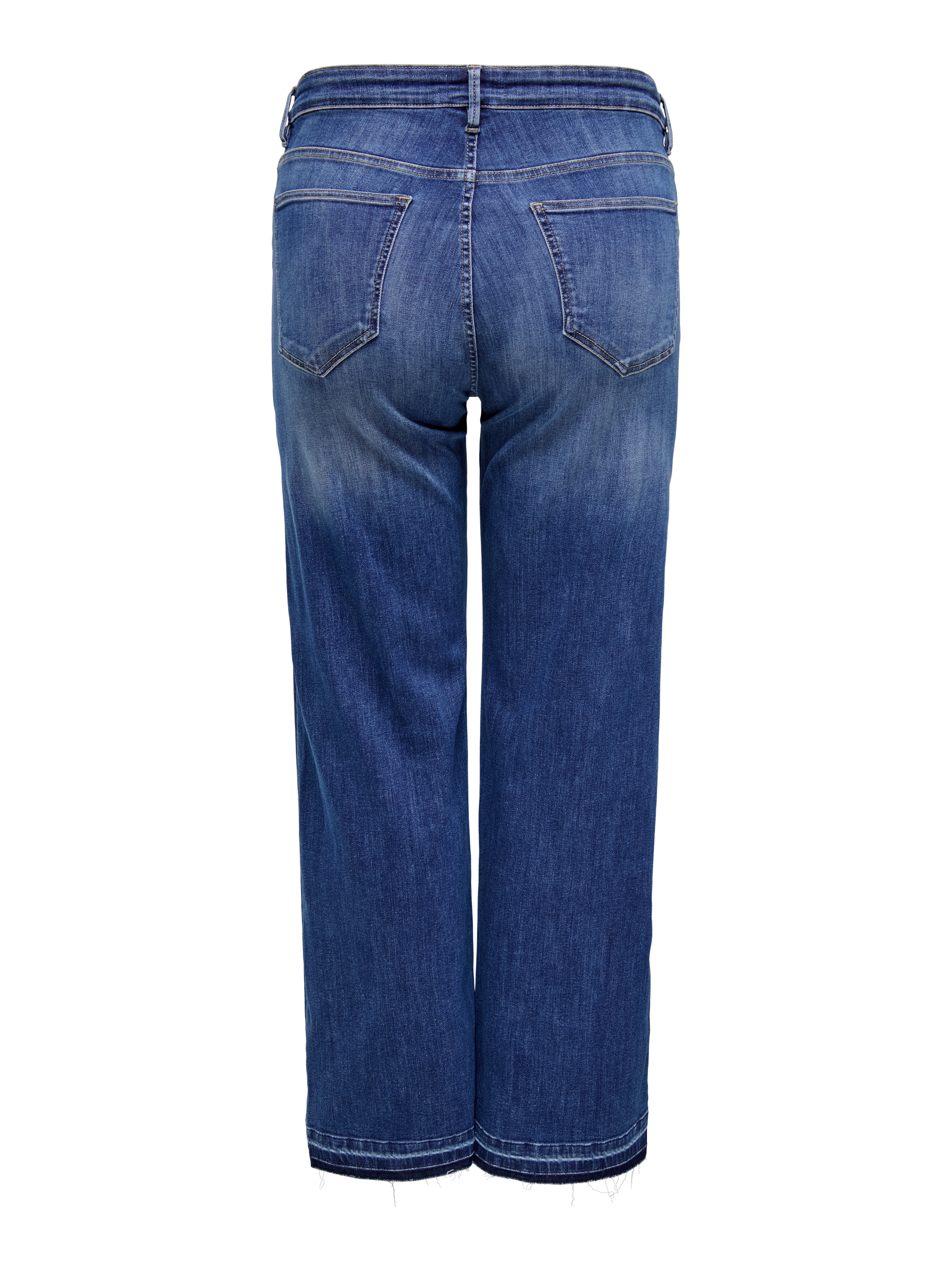 Thumbnail - Caremmy Hohe Taille Weiter Beinschnitt Jeans