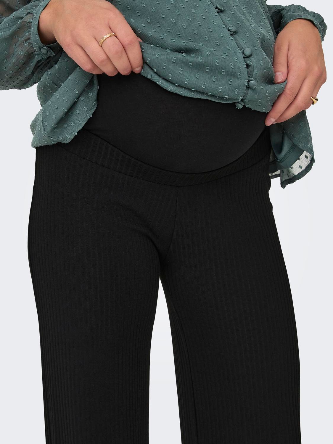 ONLY Pantalons Regular Fit Grossesse -Black - 15334755