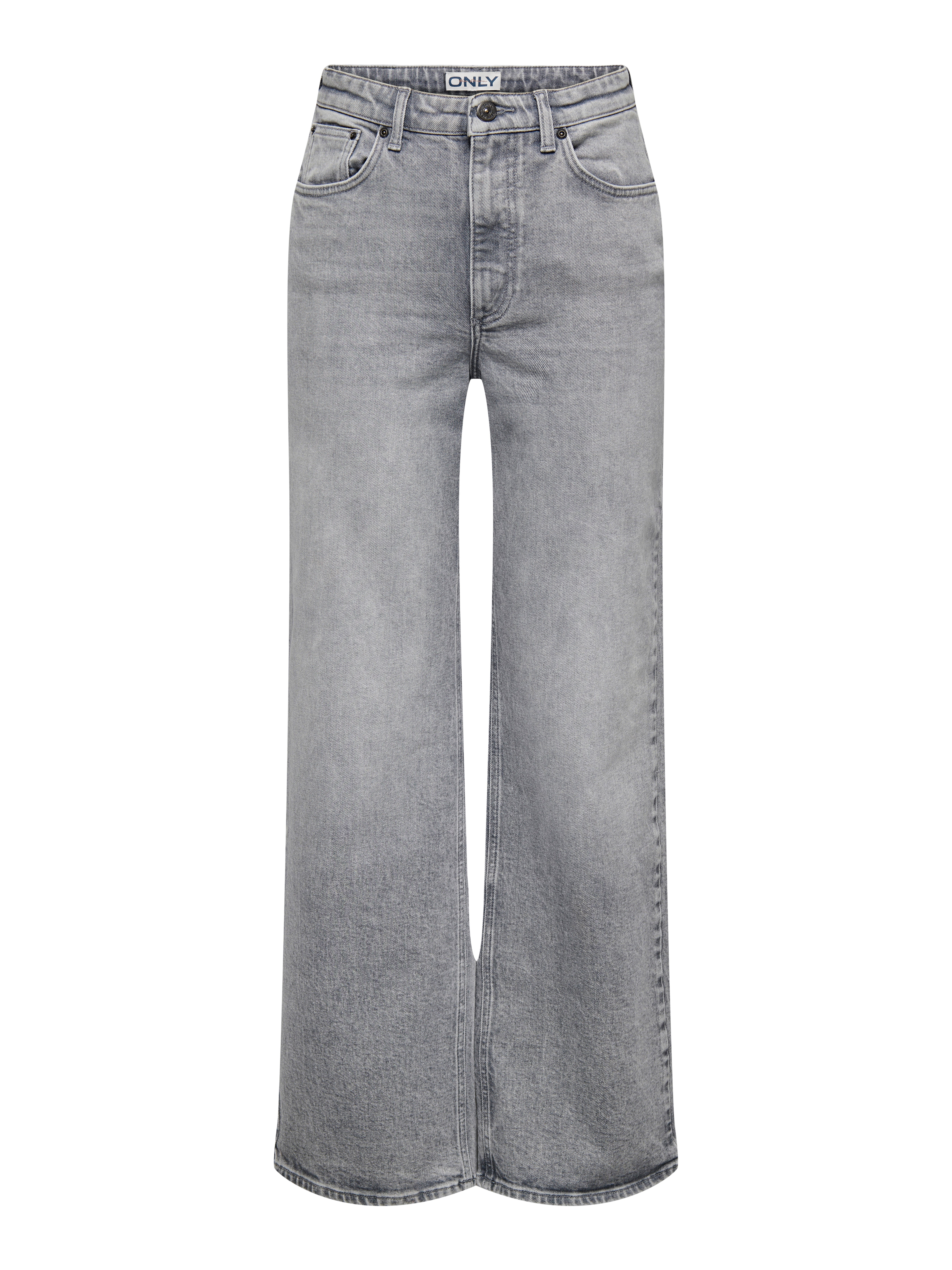 ◆LCDC◆ HAND BRUSHED WIDELEG DENIM GREY LCDSACDP24130 Tcremisa Womens Fashion Bow Knot Distressed Jeans High Waist