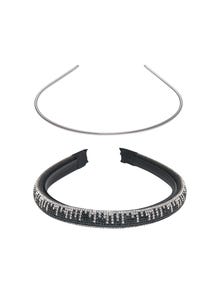 ONLY KOGARIA 2-pack Bandeaux -Black - 15335141