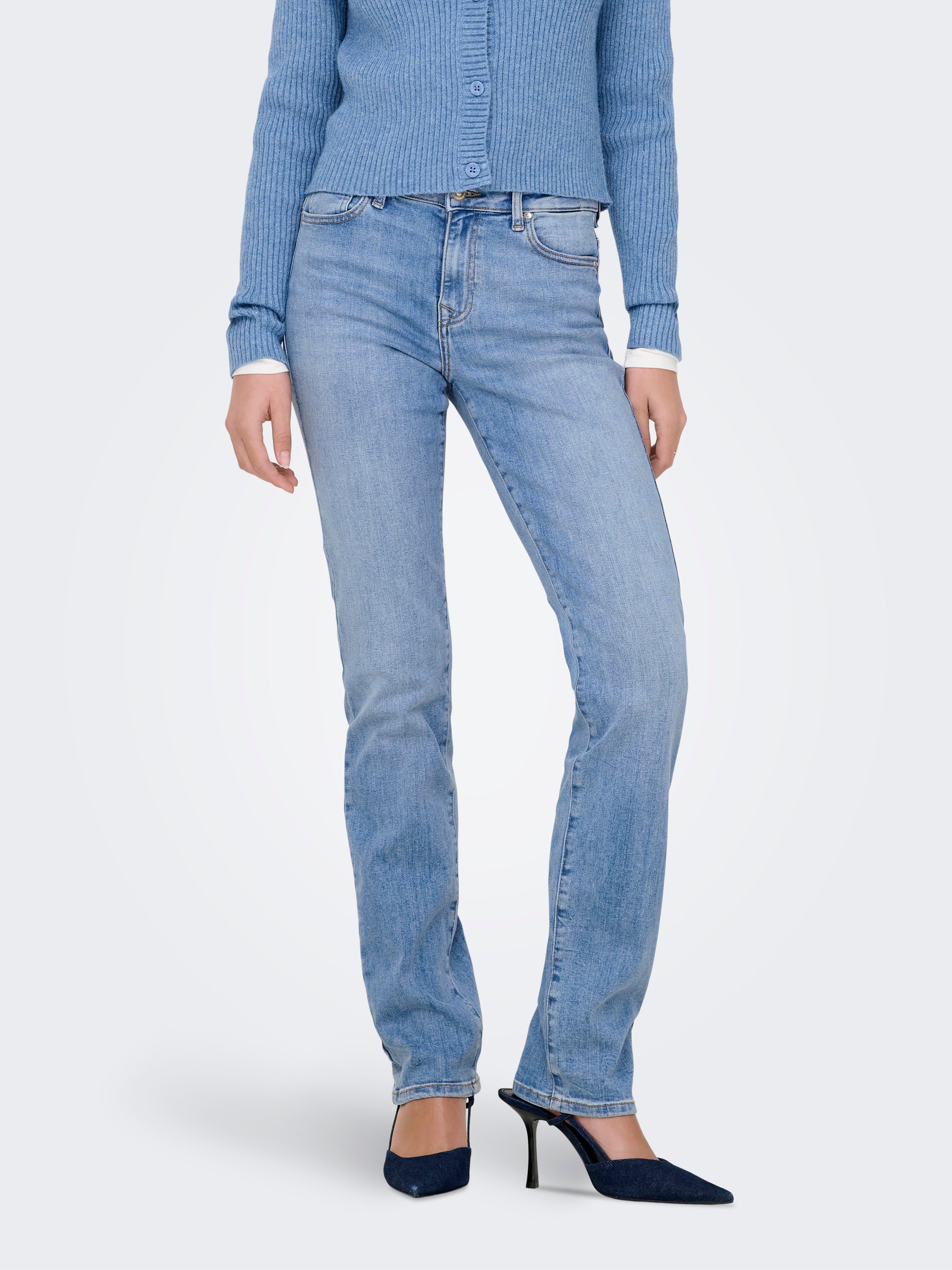 Thumbnail - Onlsui Mittlere Taille Slim Fit Jeans
