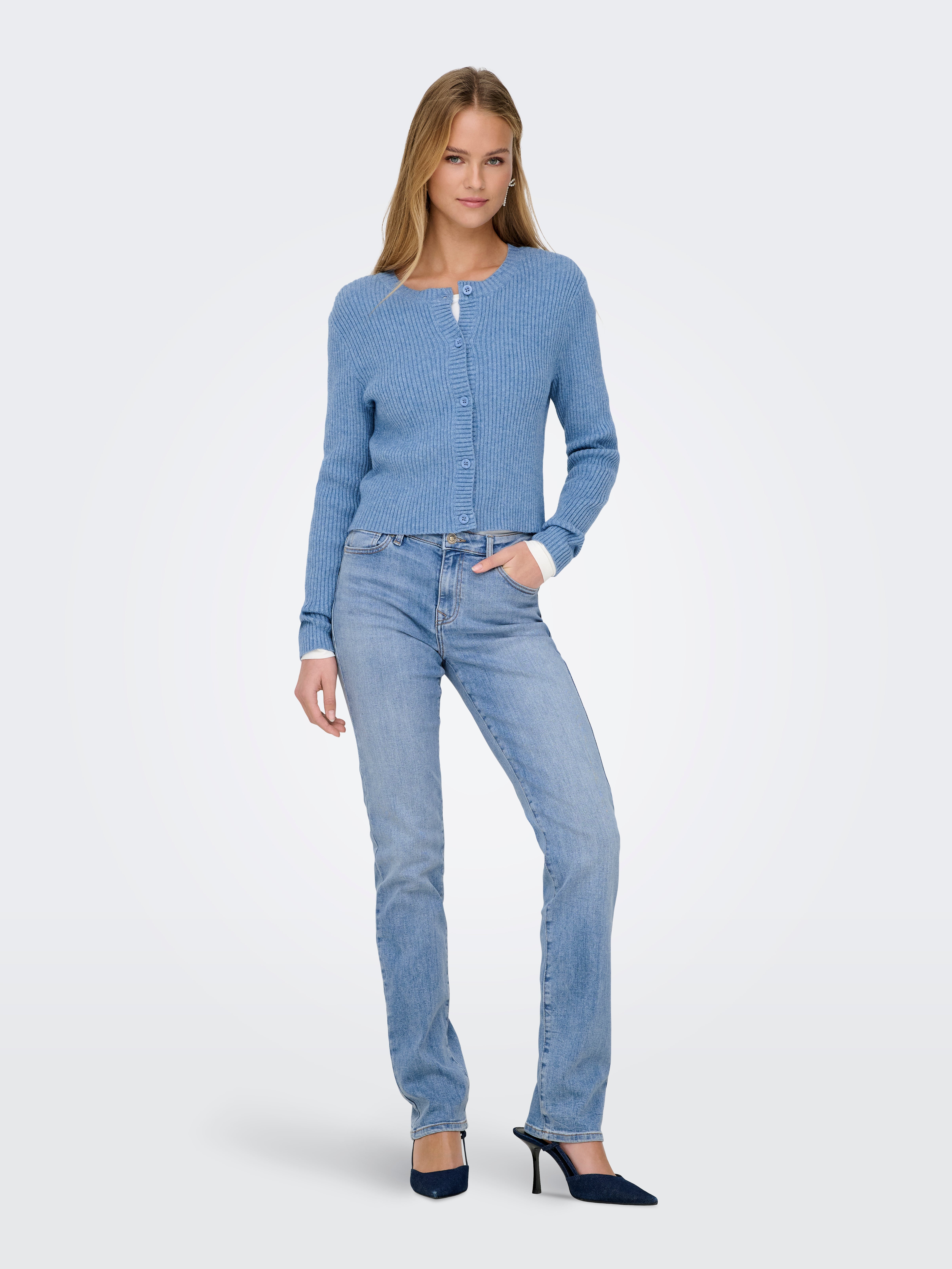 Thumbnail - Onlsui Mittlere Taille Slim Fit Jeans