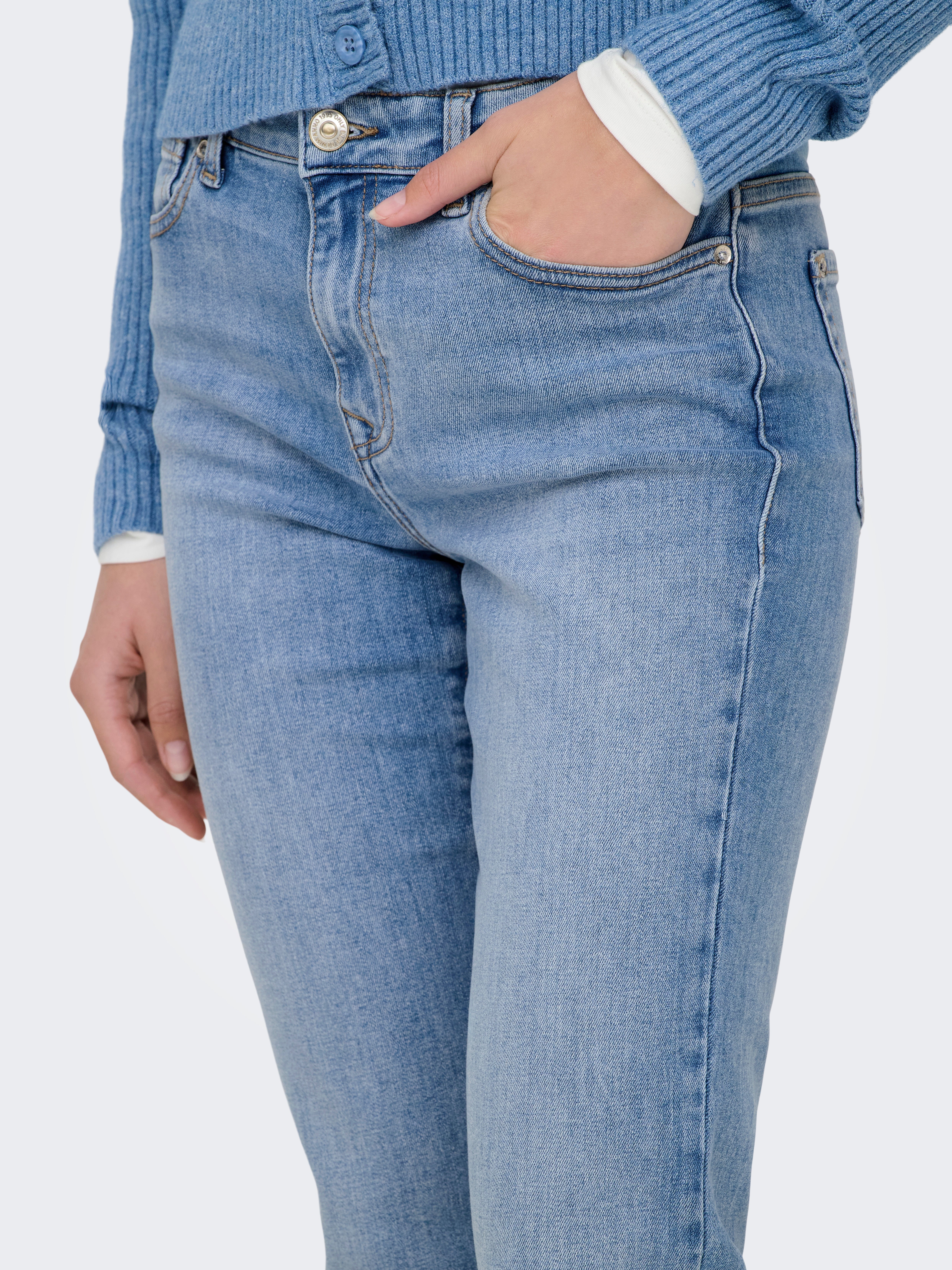 Thumbnail - Onlsui Mittlere Taille Slim Fit Jeans