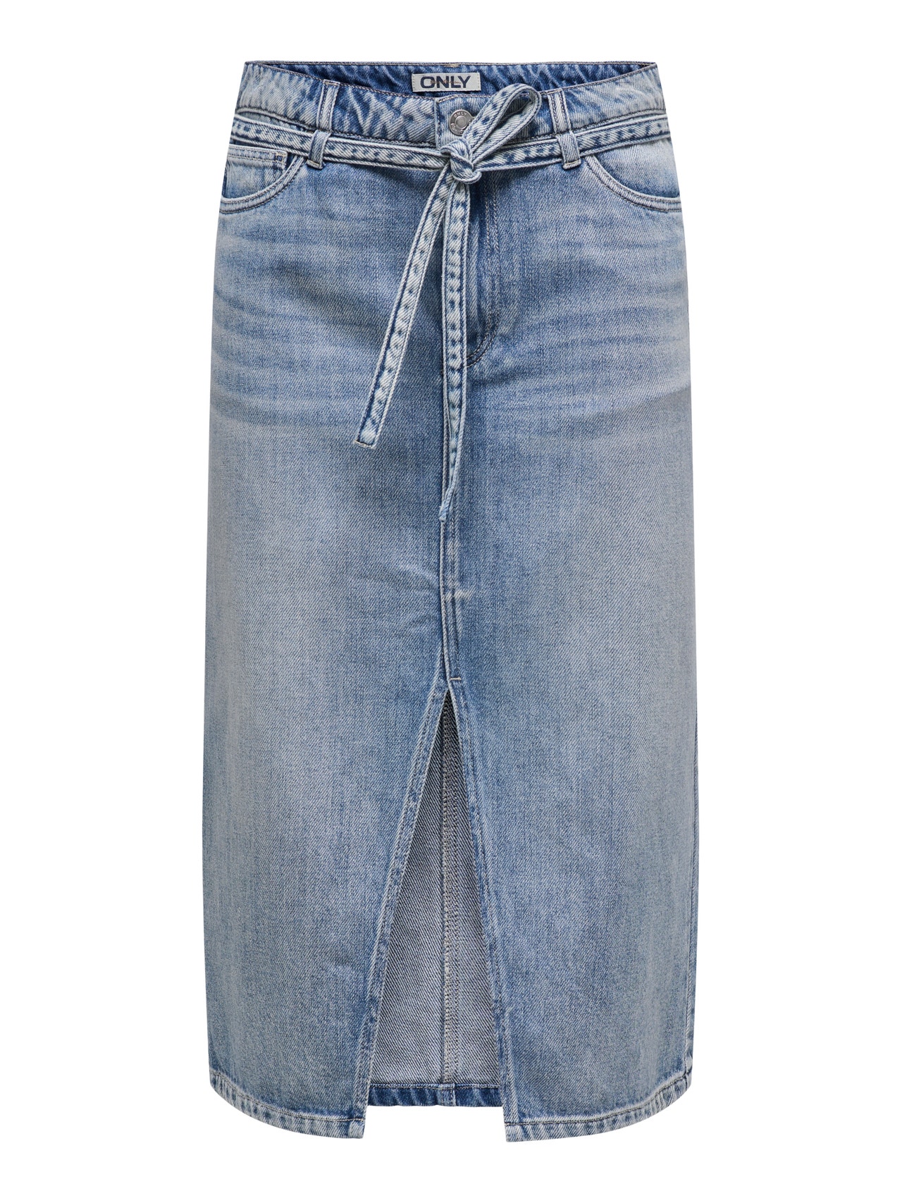 ONLY Keskmine vöökoht Pikem seelik -Medium Blue Denim - 15335343