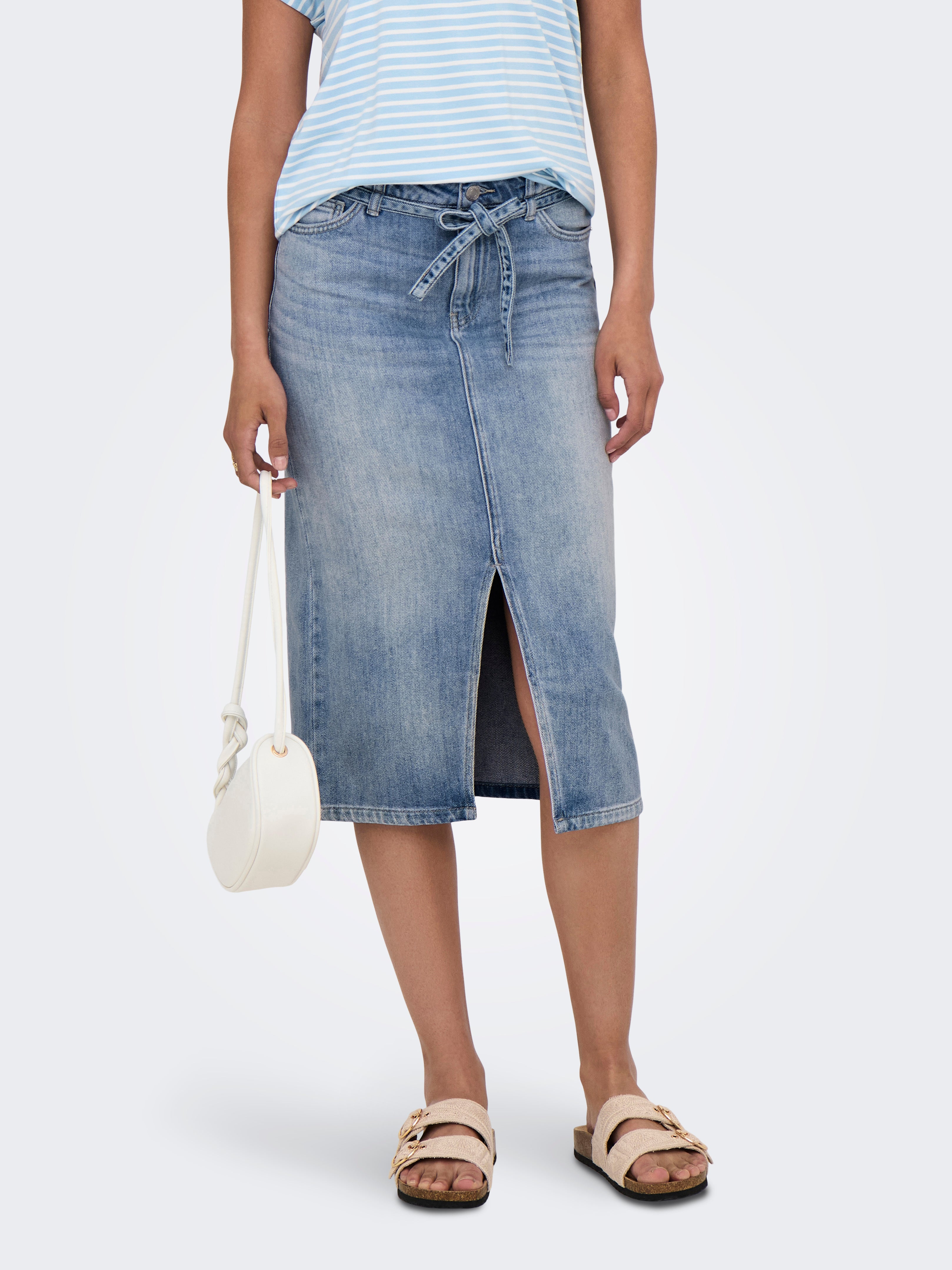 Onlcady Denim Midirock