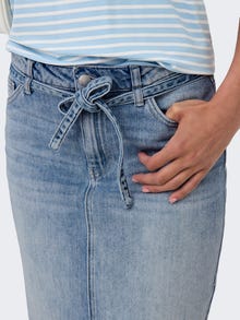 ONLY Keskmine vöökoht Pikem seelik -Medium Blue Denim - 15335343
