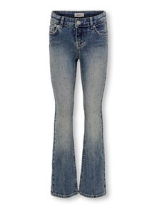 ONLY KOGMANDY Flared fit Jeans -Medium Blue Denim - 15335534