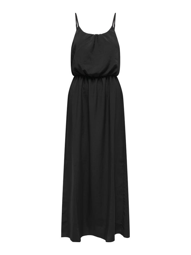 ONLY Regular Fit Round Neck Adjustable shoulder straps Long dress - 15335556