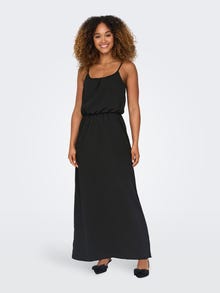 ONLY maxi dress with shoulder straps -Black - 15335556
