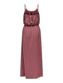 ONLY maxi dress with shoulder straps -Rose Brown - 15335556