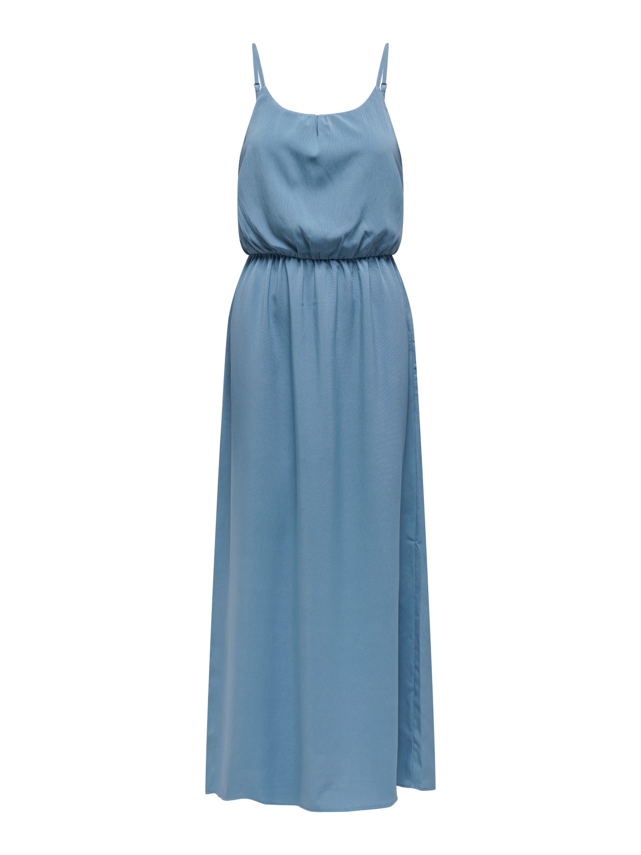 ONLY Normal geschnitten Rundhals Verstellbare Träger Langes Kleid -Coronet Blue - 15335556