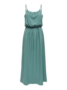 ONLY Regular Fit O-hals Justerbare skulderstropper Lang kjole -Blue Spruce - 15335556
