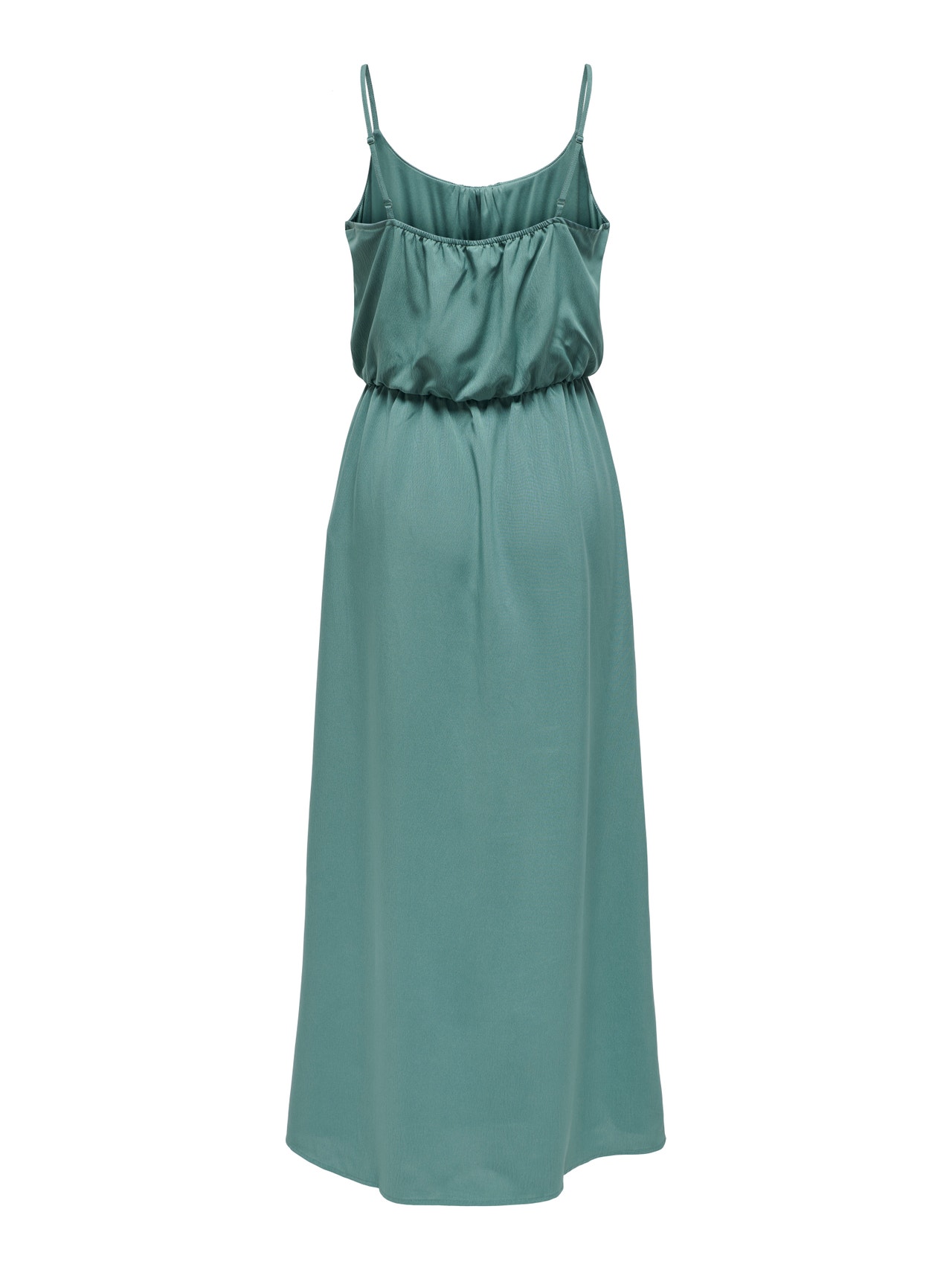 ONLY maxi kjole med skulderstropper -Blue Spruce - 15335556
