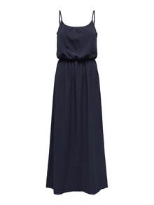 ONLY Regular fit O-hals Verstelbare schouderbanden Lange jurk -Night Sky - 15335556