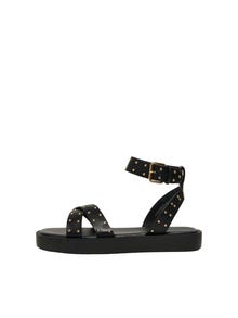 ONLY Sandals with studs -Black - 15335559