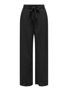 ONLY Regular Fit Trousers -Black - 15335560