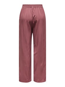 ONLY Trousers with tie belt -Rose Brown - 15335560