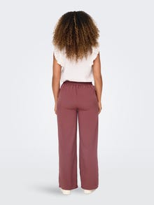 ONLY Trousers with tie belt -Rose Brown - 15335560