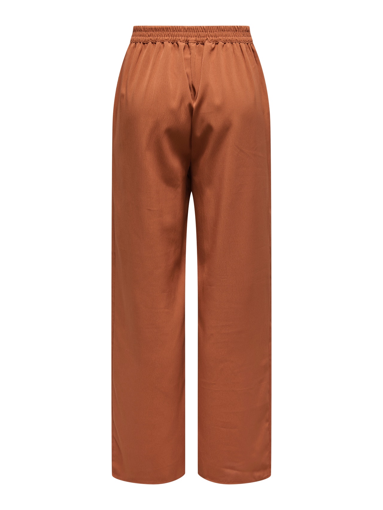 ONLY Trousers with tie belt -Mocha Bisque - 15335560