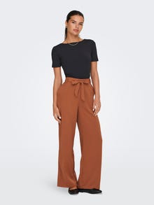 ONLY Pantalones Corte regular -Mocha Bisque - 15335560