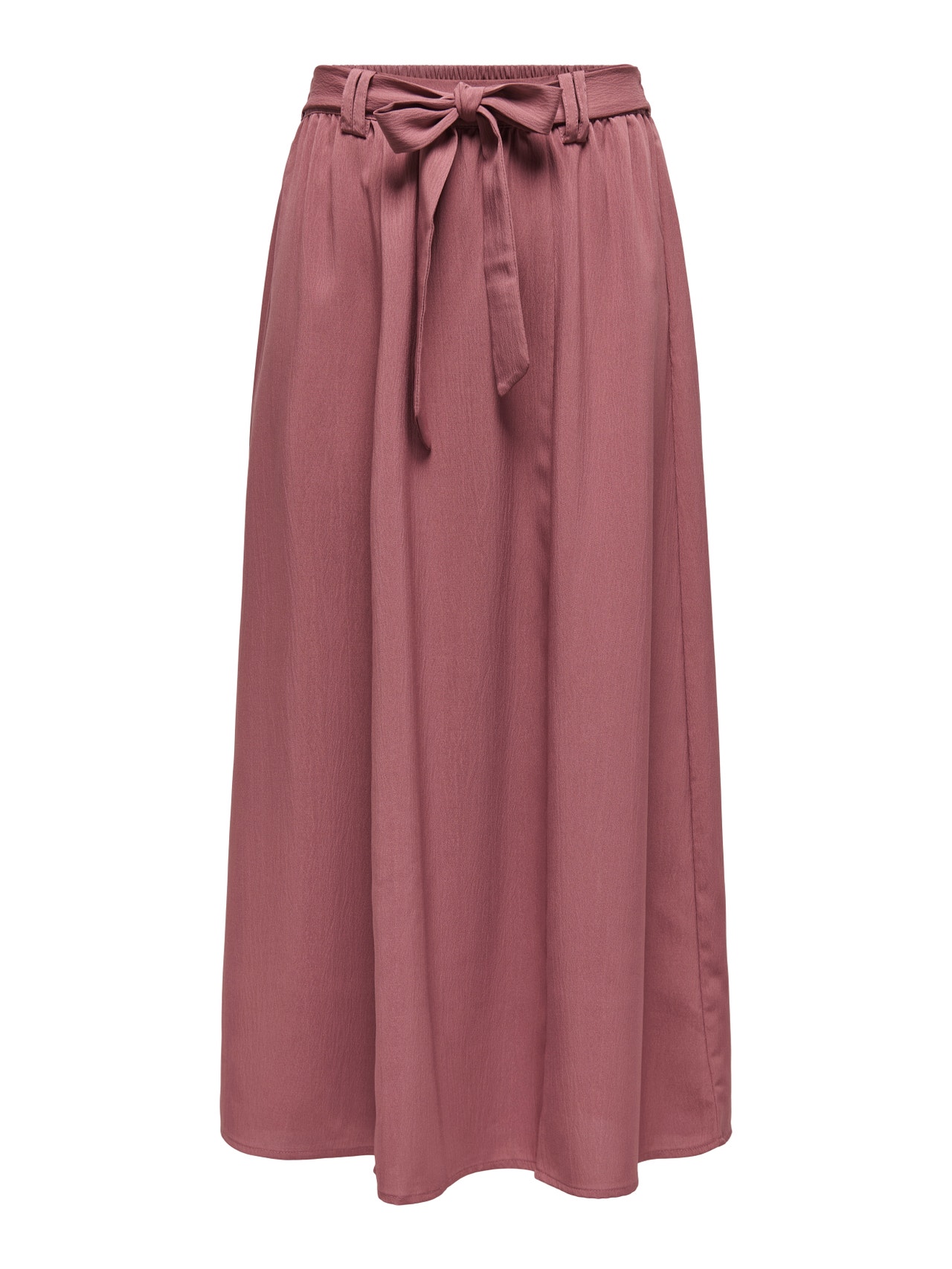 ONLY Maxi skirt with belt -Rose Brown - 15335565