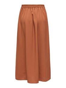 ONLY Maxi nederdel med bælte -Mocha Bisque - 15335565