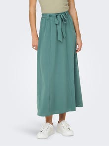 ONLY Maxi skirt with belt -Blue Spruce - 15335565
