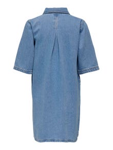 ONLY Denim shirt dress -Light Blue Denim - 15335635