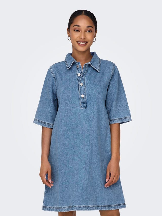 ONLY Denim shirt dress - 15335635