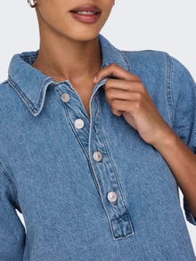 ONLY Denim shirt dress -Light Blue Denim - 15335635