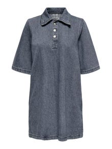 ONLY Denim shirt dress -Grey Denim - 15335635