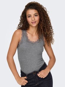 ONLY JDYETOILE Débardeur -Medium Grey Melange - 15335672
