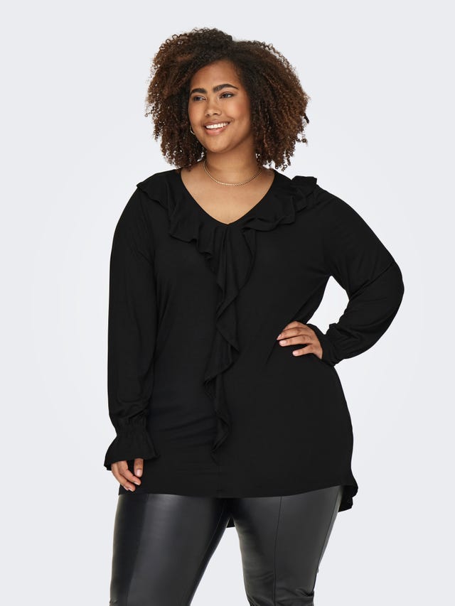 ONLY Curvy viscose top - 15335743