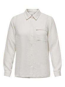 ONLY Regular fit Overhemd kraag Overhemd -Cloud Dancer - 15335765