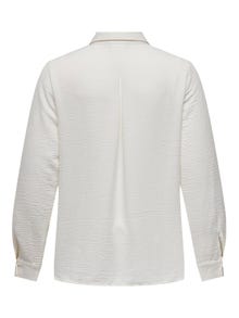 ONLY Camisas Corte regular Cuello de camisa -Cloud Dancer - 15335765