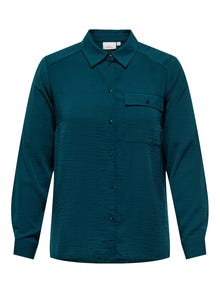ONLY Curvy regular fit skjorte -Reflecting Pond - 15335765