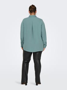 ONLY Curvy regular fit skjorte -Chinois Green - 15335765