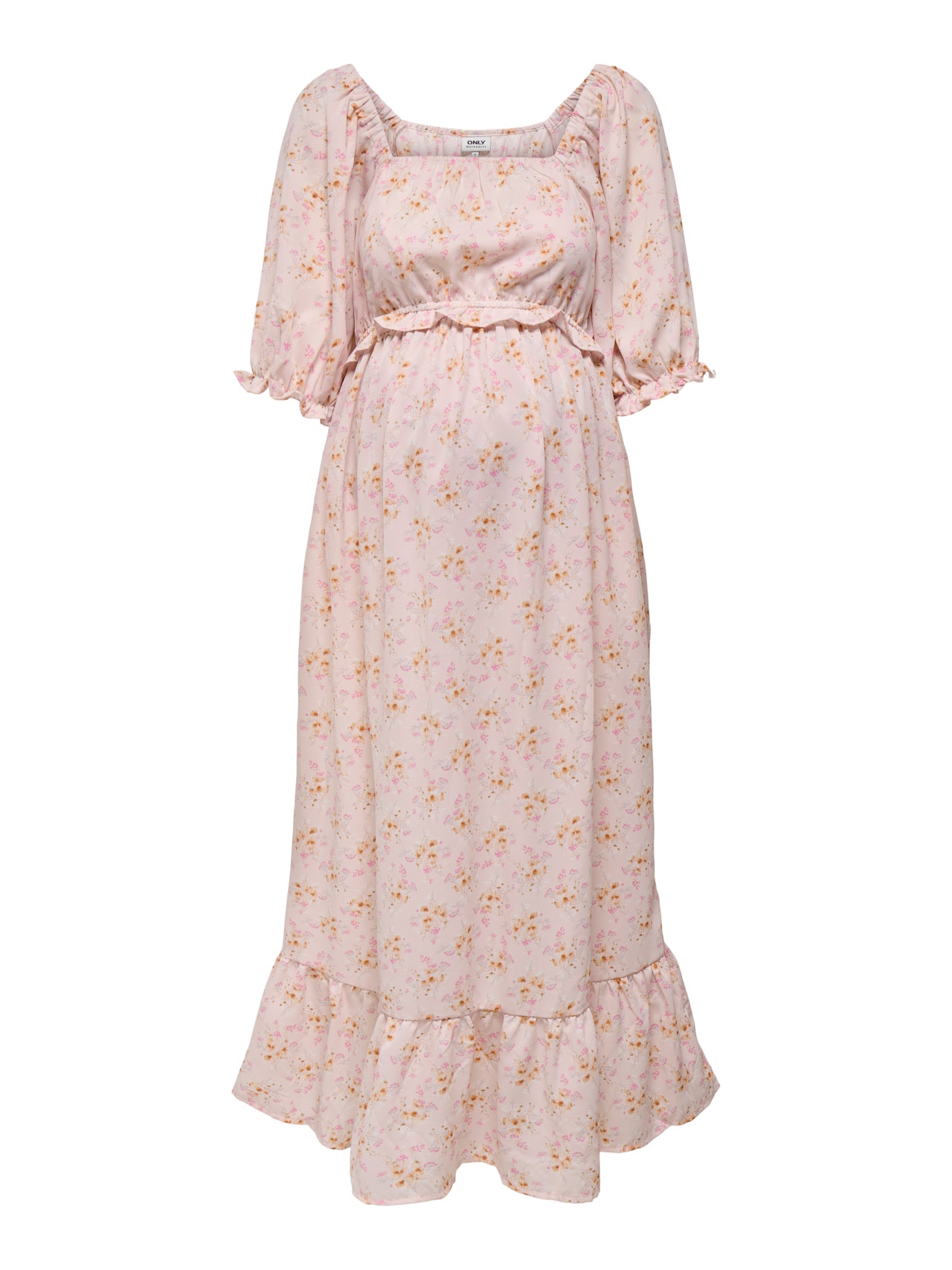 ONLY Mama maxi dress -Nude - 15335900