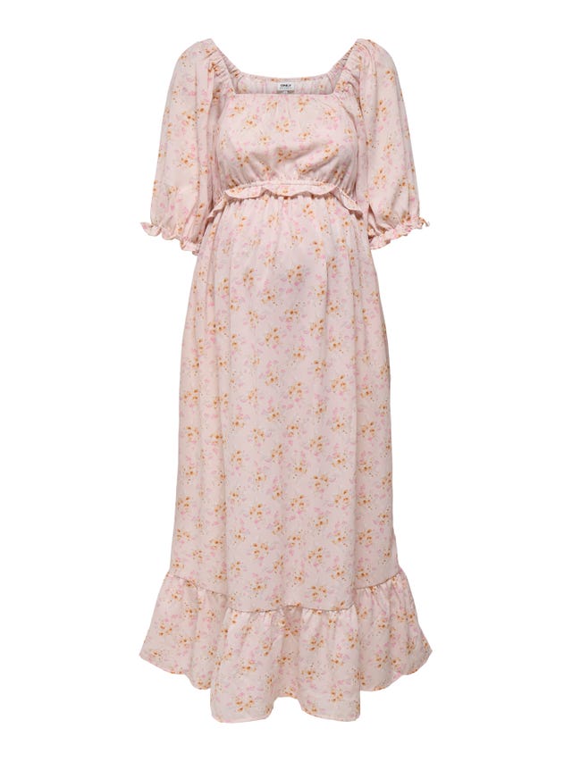 ONLY Normal geschnitten Trapezausschnitt Langes Kleid - 15335900