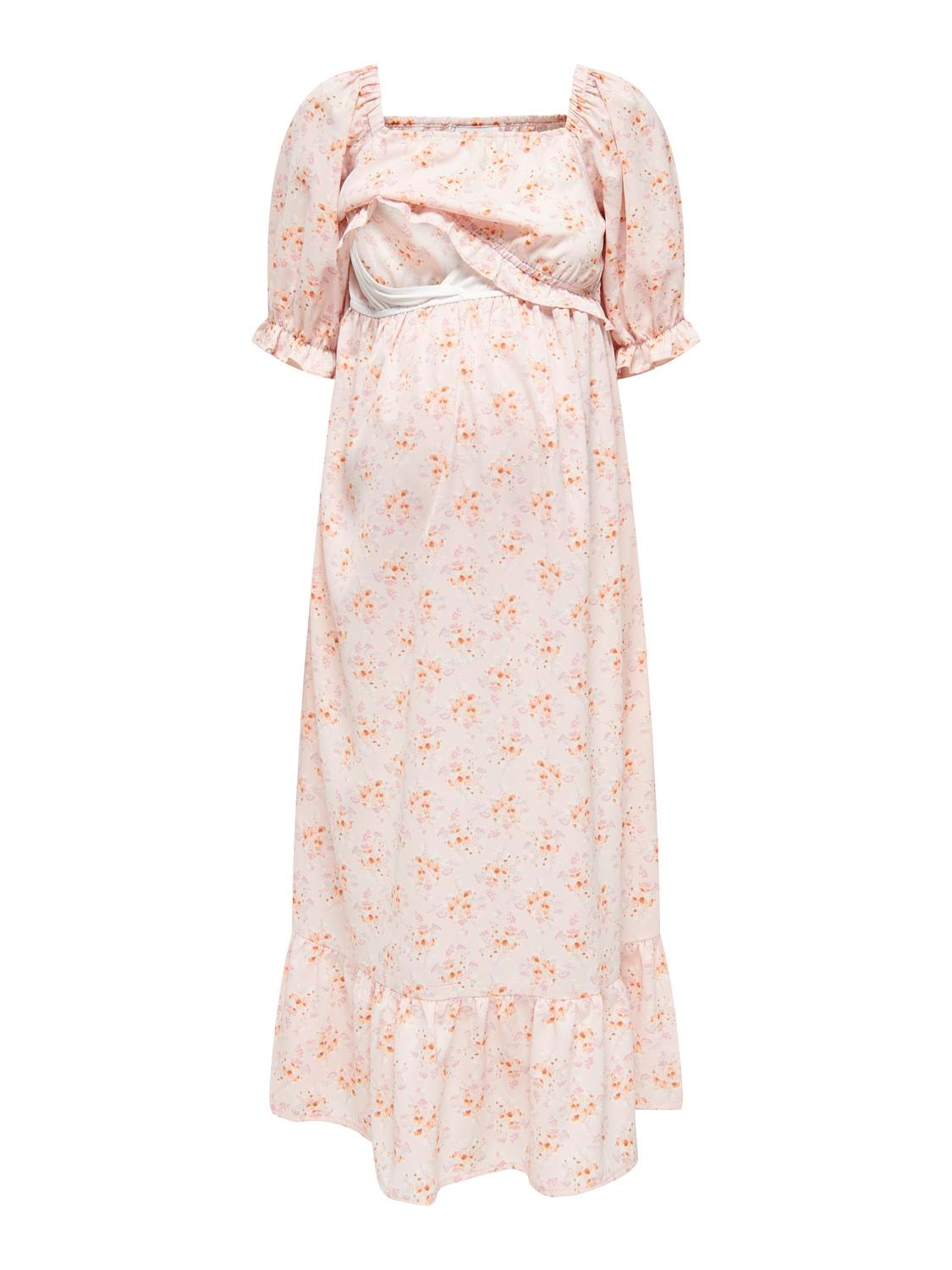 ONLY Mama maxi dress -Nude - 15335900