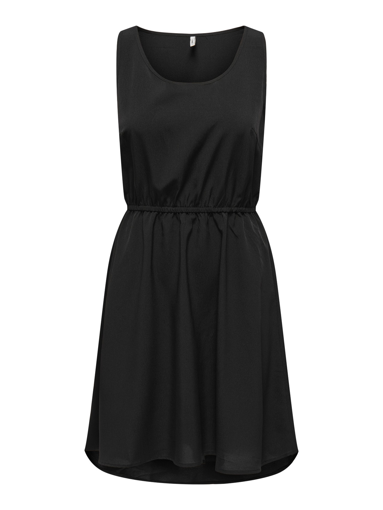 ONLY Redovno prianjanje O-vrat Kratka haljina -Black - 15335966