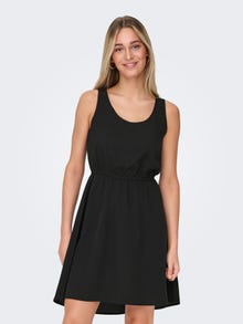 ONLY Robe courte Regular Fit Col rond -Black - 15335966