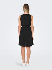 ONLY Kort ærmeløs kjole -Black - 15335966