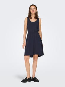 ONLY Regular fit O-hals Korte jurk -Night Sky - 15335966