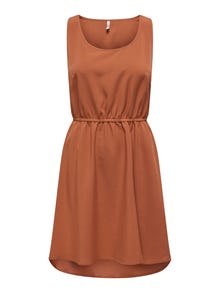 ONLY Short sleeved dress -Mocha Bisque - 15335966